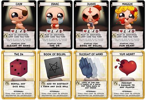 rules card binding of isaac|Rules Card .